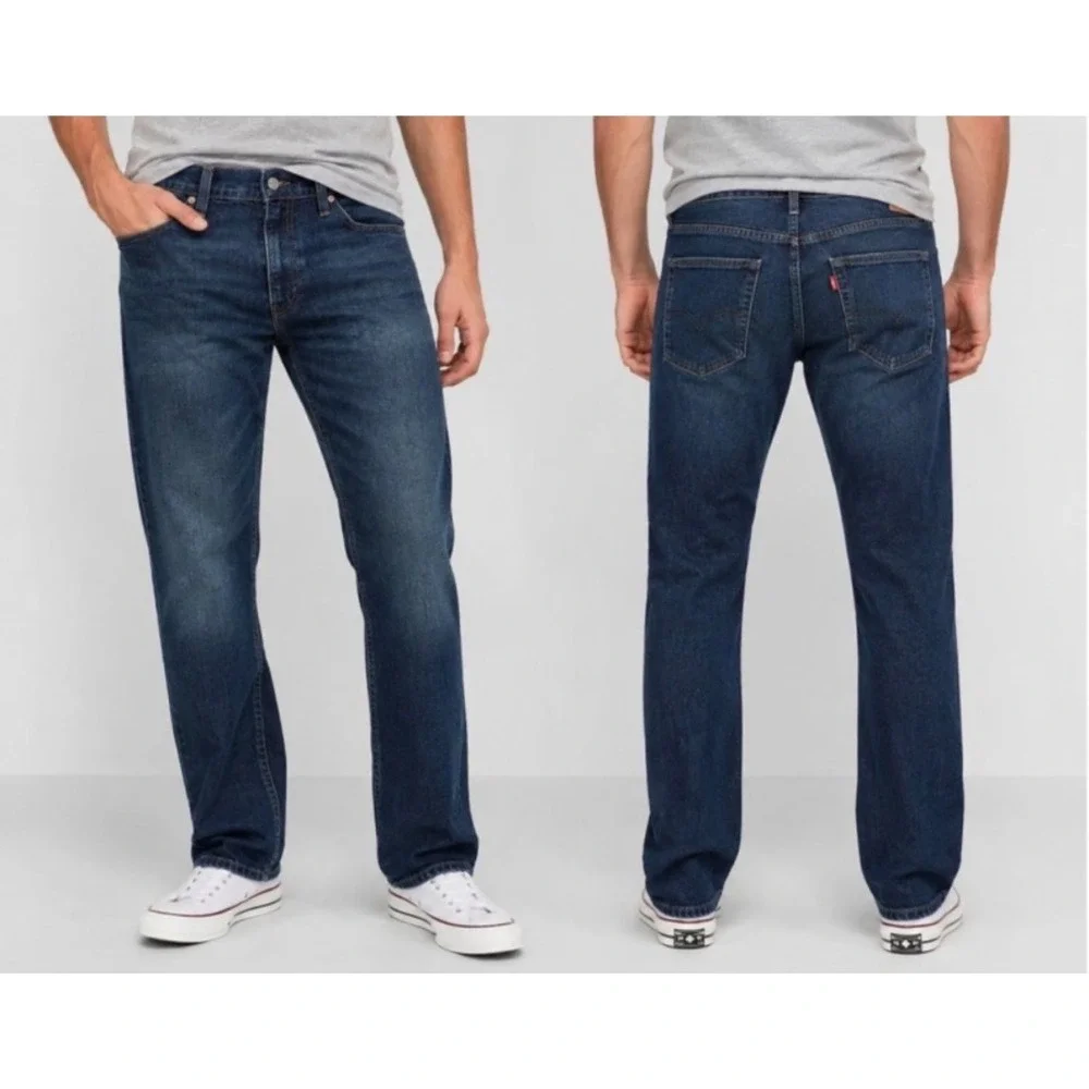 Levis 541 Athletic Taper Mens Blue Jeans W33 L32 Medium Wash Denim